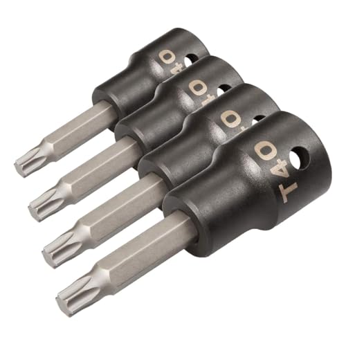 TEKTON 1/2 Inch Drive x T40 Torx Impact Bit Socket | SIB24240 (Pack of 4) - size: T40 (Pack of 4)