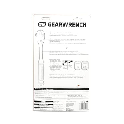GEARWRENCH 27 Piece 1/2" Drive 12 Point SAE/Metric Mechanics Hand Tool Set | GWXSCBMTS12 - style: 27 Piece