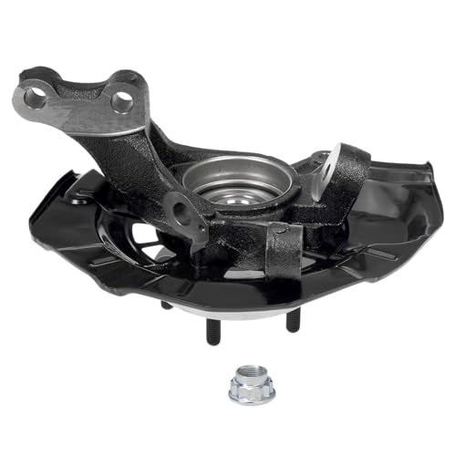 Detroit Axle - Front Steering Knuckles & Wheel Hub Bearings Outer Tie Rods Replacement for 2007-2011 Lexus ES350 Toyota Camry - 4pc Set - size: 4SU50565/Kit