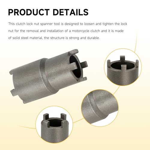 HIAORS GY6 Stator Magneto Flywheel Puller Removal Tool 24mm & 27mm and Clutch Lock Nut Spanner Tool Socket 20mm & 24mm for 50 125 150cc Motorcycle ATV Quad 4 Wheeler Pit Dirt Bike Scooter Parts