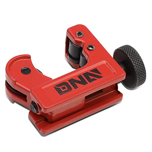 DNA Motoring TOOLS-00104 Handy Mini Tubing Cutter, 1/8-7/8 Inches, Portable Cutting Tool w/Robust Knob, Alloy Steel Cutting Edge, Aluminum Body - style: Mini Tubing Cutter