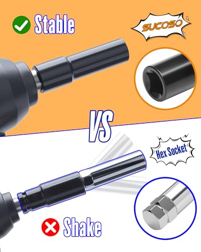 SUCOSO 10 Spline Lug Nut Key Replacement for TA20-1/2 with 1/2" Drive | Fit Bimecc M14x1.5 10 Spline Lug Bolts and M12x1.5 Lug Nuts, Fit Impact Wrench and Extensions