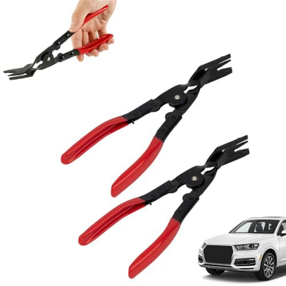 Panel Clip Removal Plier, 2025 NEW Automotive Door Panel Upholstery Trim Clip Removal Tool Plier, Remove Push Pin and Press in Trim Fasteners Lift Action, Car Accessories (2 PCS) - color: 2 Pcs