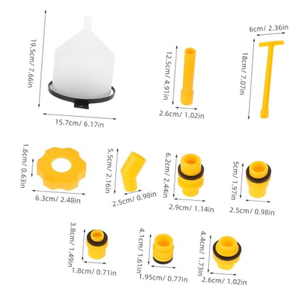 ULTECHNOVO 1set Precision Coolant Funnel Kit Automotive Radiator Filling Tool Set Spill Design for Easy Coolant Maintenance Fit for Cars Boats