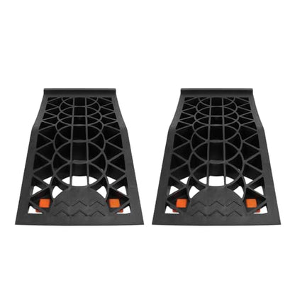 RiToEasysports Car Ramps, Low Profile Design 6000 Lbs Capacity Oil Change Ramps for Safe Vehicle Maintenance, DIY Mechanics Home Garage and Professional Auto Shops