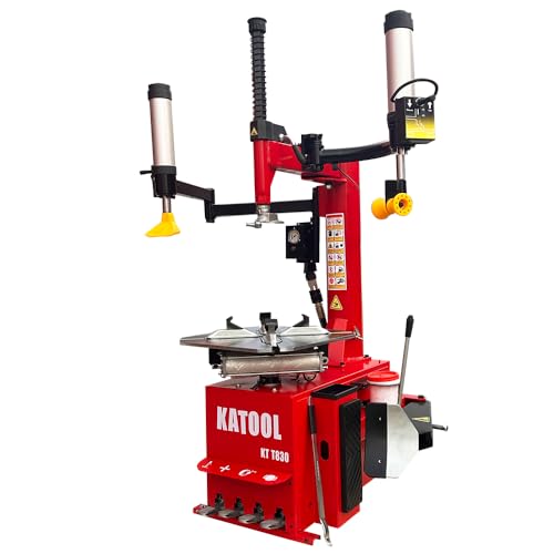 2.0 HP Tire Changer Automatic Wheel Changers Rim Clamp Assist with Double Arms Repair Helpers Equipments with Bead Blaster