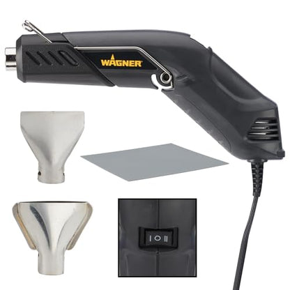 Wagner Spraytech 2410909 HT400 Craft Kit Heat Gun, Heat Gun Kit for Crafting, Embossing, Candle Making, Shrink Wrapping, and More, Embossing Heat Tool Craft Gun, Dual Temperature 680 & 450 degrees - size: Craft Kit