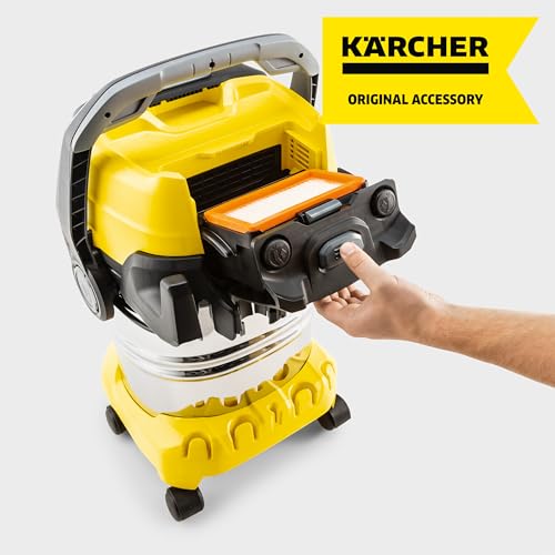 Kärcher Flat Pleated Filter for Karcher Wet Dry Vacuum - Compatible with WD 4, WD 5/P and WD 6 P S Wet Dry Vacs - Reusable Filter - style: Filter for WD4, WD5, WD 6