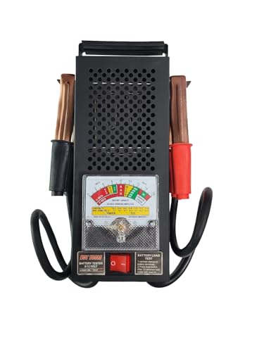 VCT Battery Load Tester 12 Volt at 100 Amps / 6 Volt at 50 Amps Battery Tester, Includes Alligator Clamps - 12V or 6V Battery Health Checker, Check Starter Motor Draw