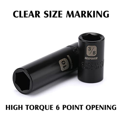 MIXPOWER 86PCS 1/4" Drive Master Impact Socket Set, Universal/Deep/Standard/Torx/Inverted Torx Socket, Impact Grade, Metric&SAE, 6 Point - size: 1/4" Drive