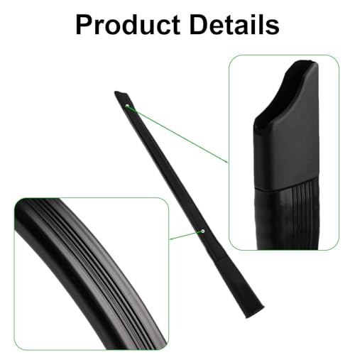 Anboo 1.25 inch Flexible Crevice Tool for Vacuum Hoses Accepting 1 1/4"(32mm) inner Diameter Attachments 24.4inch