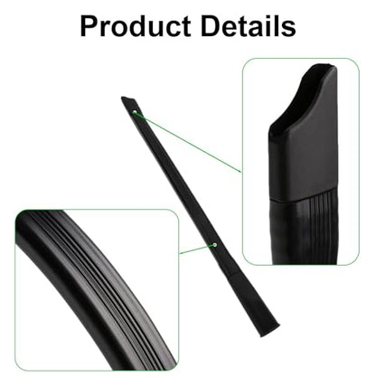 Anboo 1.25 inch Flexible Crevice Tool for Vacuum Hoses Accepting 1 1/4"(32mm) inner Diameter Attachments 24.4inch
