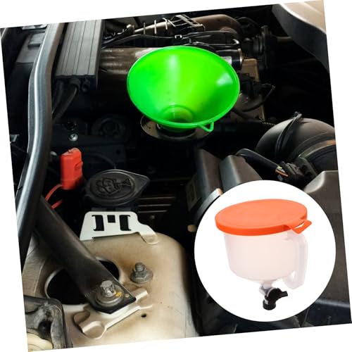 UKCOCO Spill Radiator Cooling System Funnel Kit with Valve Plastic Coolant Filling Tool for Automotive Use Leak Overflow Prevention for Multiple Car Models