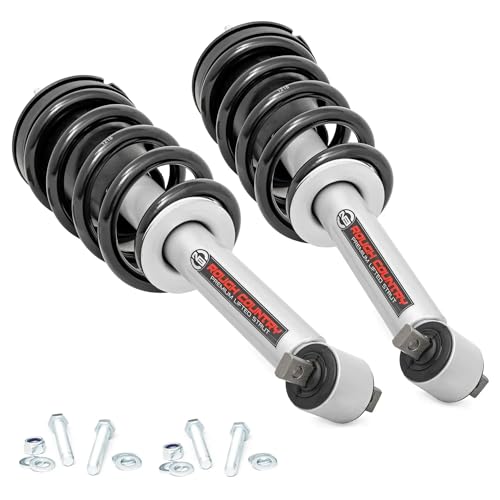 Rough Country N3 Loaded Struts for Chevy Silverado & GMC Sierra 1500 (2019-2026) Stock Height - Set of 2