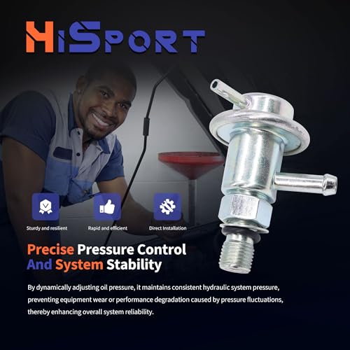 HiSport Fuel Injection Pressure Regulator PR4043 Replacement for Toyota 4Runner Pickup 1988 1989 1990 1991 1992 1993 1994 1995 T100 1992 1993 1994, 3.0 Bar # 23280-65010 - size: HSFPRR4043