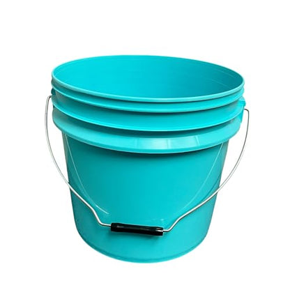 Heavy Duty Detailing Bucket (4 Gal) and Bucket Lid (for Car Wash, Boat, Truck, RV, Fishing & More) (White) - color: White
