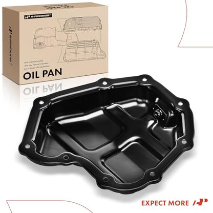 A-Premium Lower Engine Oil Pan Sump with Drain Plug | Compatible with Nissan Juke 2011-2017, Sentra 2017-2019, 1.6L Petrol, Reliable Oil Storage, Perfect Seal