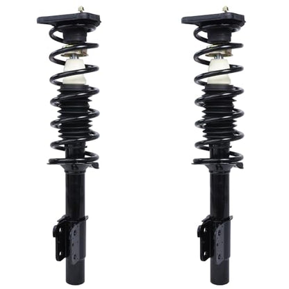 Detroit Axle - 2 Rear Ready Struts for Chevy Classic Malibu Pontiac Grand AM Olds Alero Cutlass Struts w/Coil Spring Assembly Replacement Quick Install Ready Struts Shocks Assembly - size: 171686 x2/PAIR