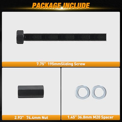 GOOACC Wheel Bearing Removal Tool Kit, 23PCS Wheel Bearing Press Kit for Front Wheel Drive Bearing Removal & Installation Universal Hub Bushing Press Sleeves Puller Tool Set with Sliding Screws, Black - color: 23pc Wheel Bearing Removal Black