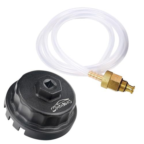 3mirrors Oil Filter Wrench, Oil Drain Tool Set Compatible with Toyota Lexus Scion Camry Tundra Highlander Sienna 2.0-5.7L Engine with 64mm Cartridge Style Oil Filter System