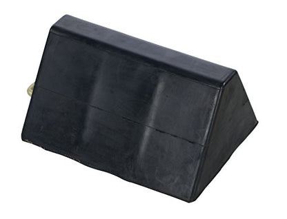 Vestil RWC-25 Molded Rubber Jumbo Wheel Chock 12 In. x 18 In. x 8 In. Black
