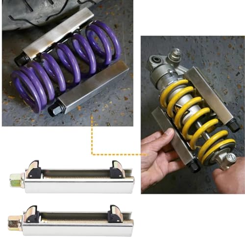 Tyenaza Motorcycle Coil Spring Compressor Tool 20-100mm Clamping Width for Most Classic Modern Motorcycle Coil Springs