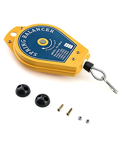 QWORK Spring Balancer, 1.1lbs - 3.3lbs Bearing Retractable Tool Fixture Holder for Assembly-line - size: 1.1lbs - 3.3lbs