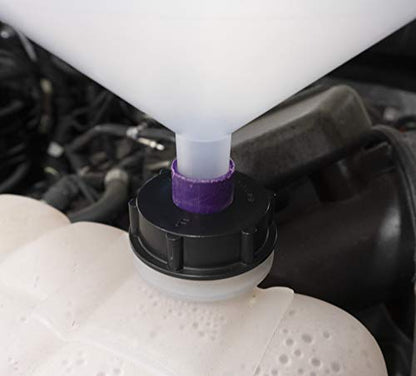 Lisle 24780 Spill Free Funnel, 18 Pc. - style: Standard/GM/VW/Ford Adapters