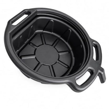 Oil Drain Pan, Motor Oil Drip Catcher Pan, 2 Gallon (8L) Capacity