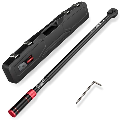 VANPO 3/4-inch Drive Click Torque Wrench, 100-650Ft-Lb/135.5-880.8Nm, | Industrial Adjustable Torque Wrench Set with a Hex Key for Oil Rigs, Trucks & Off-Road Equipment - size: 3/4-Inch(100-650 Ft-Lb/135.5-880.8 Nm)