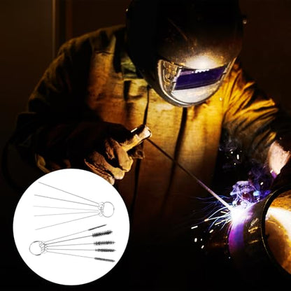 2Pcs Cutting Torch Tip Cleaner Tool Kit Welding Tip Cleaner Set Gas Orifice Cleaning Tool for Welding Stove Cleaning Needle Carburetor Jet Sprinklers and Shower Heads Orifices Wires Needles in Set