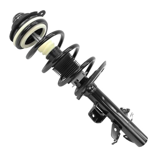 Detroit Axle - FWD Front Struts Sway Bars for Jeep 2014-2022 Cherokee, 2 Struts with Coil Springs 2 Sway Bar End Links 2015 2016 2017 2018 2019 2020 2021 Replacement Suspension Kit - size: 4QS54528/Sway Kit