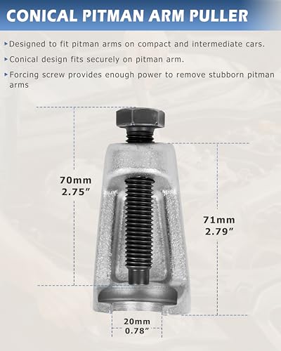 DAYUAN 3Pcs Ball Joint Separator Set Bundle with 5pcs Professional Front End Service Tool Kit