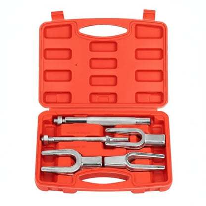 5 Pieces Fork Type Ball Joint Puller Set Universal Fit Tie Rod End Removal Tool Kit Heat Treated Steel Tie Rod End Removal Kit for Mechanics