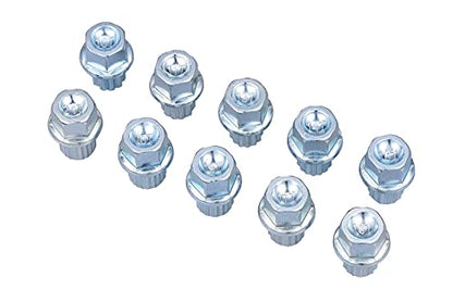 10PCS Lug Nuts, Wheel Lock Key- Anti Theft Wheel Lock Key Set for Cars Wheel Tire Nut Screw Removal