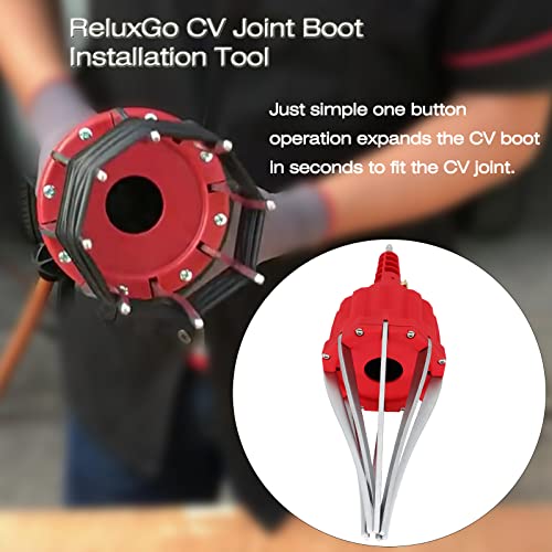 ReluxGo Automotive Universal Pneumatic CV Joint Boot Installation Tool CV Boot Expander Rod Spreader Installation Removal Tool Kit Compatible with Audi, BMW,Mercedes, UTV, ATV