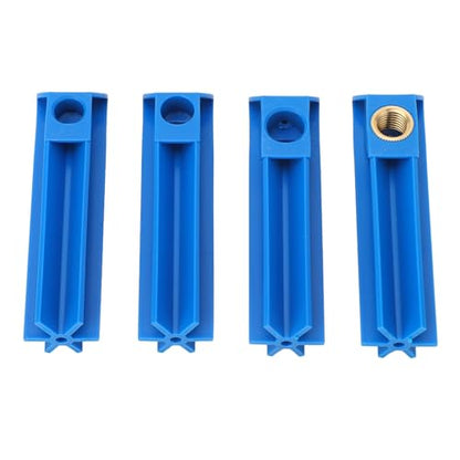 4PCS Fuel Injector Nozzle Flush Cleaner Adapter Universal Cleaning Tool Kit Set for Car Motorcycle