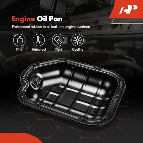 A-Premium Lower Engine Oil Pan Sump with Drain Plug & Gasket Compatible with Nissan Altima 2002-2006, Maxima 2000-2008, Murano 2003-2007, Quest 2004-2009, Infiniti I30 2000-2001, I35 2002-2004 - style: Oil Pan with Gasket