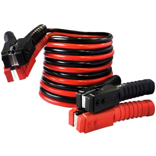 Operitacx Heavy Duty 2500a Car Jumper Cables with Strong Clamping and Pvc Material, 11mm Wire Diameter Automotive Booster Cable for Jump-starting Dead or Low Battery in Emergency