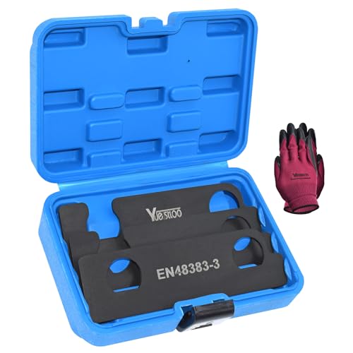 3Pcs Camshaft Retaining Aligning Tool Kit, Compatible with GM Opel Saab Cadillac Buick Chevrolet 2.8L 3.0L 3.6L Engine, Replace EN-48383 EN-46105 - size: 3pcs with case