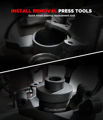 Upgraded Front/Rear Wheel Bearing Install and Removal Press Tool Kit for Polaris Sportsman XP 550 850 1000,Ranger 500 570 700 800 900 1000,RZR 570 900 1000, Scrambler 850 1000