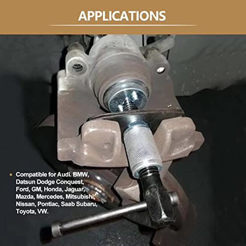 Disc Brake Caliper Piston Rewind Tool, Brake Piston Wind Back Tool, Car Rear Brake Pad Wind Back Right Handle Tool Set - size: Universal Style