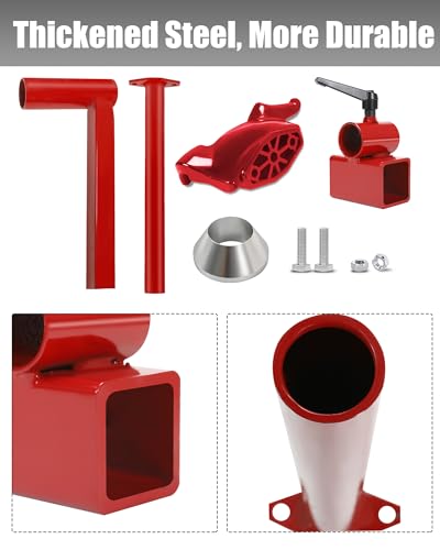 Upgrade Manual Tire Changer Duck Head Kit with Silver Cone, with Tire Changer Duck Head Fit for Most Car, Trucks, SUVs, ATV Tires (with Silver Cone)