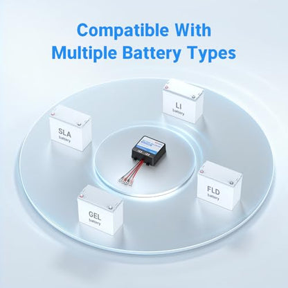 Redodo Battery Balancer 24V(2 * 12V) Battery Equalizer with LED Display, Supports for LiFePO4/Lead Acid/Gel Battery,Perfect for Home, RV, Solar, Trolling Motor、Off-Grid