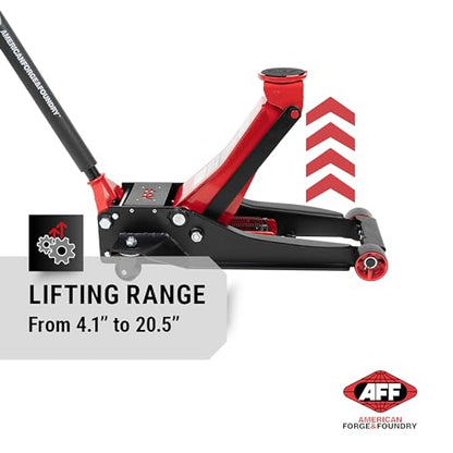 AFF 4 Ton Floor Jack - Low Profile Car Jack with Lightning Lift Hydraulic - Super Duty - style: Super Duty