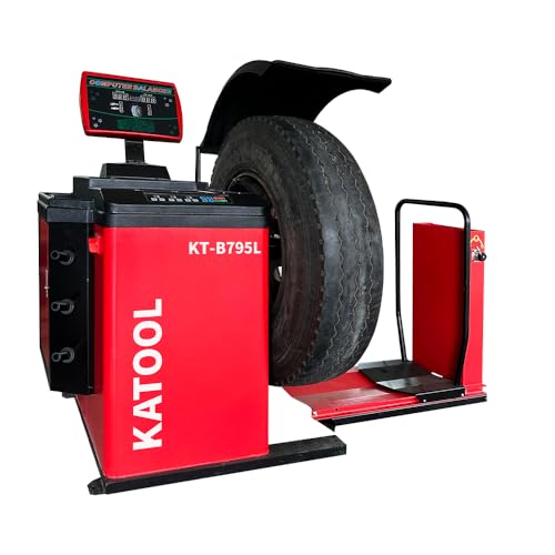 KATOOL KT-B795 Truck Tire Wheel Balancer Machine Truck Bus Tire Balancing Machine Max Rim 51" 220V