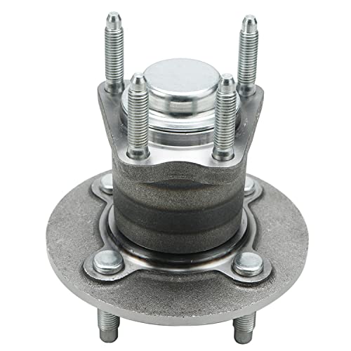 Detroit Axle - 2 Rear Wheel Bearing Hubs for Chevrolet Cobalt Saturn Ion Pontiac G5 Pursuit [4 Lug Non ABS], Wheel Bearing and Hubs Assembly Replacement - style: 512248 x2/Pair