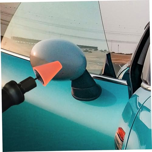 GANAZONO 3pcs Auto Wheel Polishing Buffing Sponge Pads Drill Buffing Cones Car Hub Detailing Kit for Automotive Wheel Care