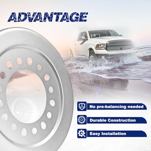 300-318 Steer Auto Wheel Balancer Fit for Dodge/Ford/Centramatic Wheel /8 Bolt Wheels 3/4 and 1 ton Single Rear Wheel (GM 1995 and Older), 4 Balancers Included 300318