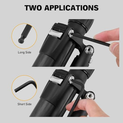 ELEAD 15-Piece Metric Hex Key Allen Wrench Set with Extension Bar, 1.27-10 MM, Long Arm Ball End Design, Heat-Treated S2 Steel - style: 15PCS Metric